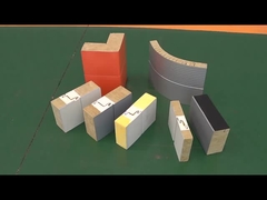 Baodu Rockwool Paneles compuestos de vidrio de lana insonorizado Incendioso Alto aislamiento