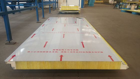 Heat Insulation Sandwich Panel Construction 50mm Coolroom Panel PU Material