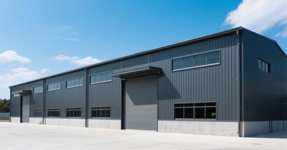Steel Frame Shop 500 Square Meter Prefabricated Ready Made Steel Structure Warehouse Building