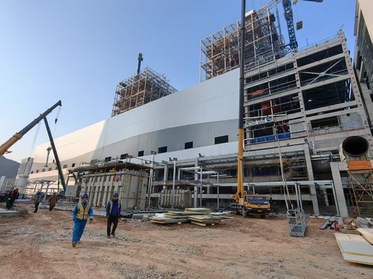 Taller de estructura de acero de más de 50 años Taller de estructura de acero Ligero Moderno Solución total para proyectos