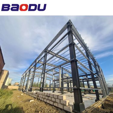 Almacenamiento de acero modular de galvanizado en caliente Diseñado para la resistencia al agua Durabilidad industrial Prefabricada Residencial Estructura de acero comercial Edificio escolar prefabricado