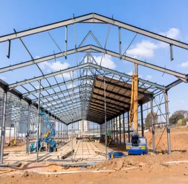 Estructura de acero de alta calidad Almacén Almacén prefabricado Estructura de acero Galvanizado Cobertizo para planta industrial