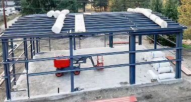 Estructura de acero de alta calidad de gran envergadura, construcción de almacén prefabricado, edificio de taller prefabricado, diseño moderno, instalación rápida