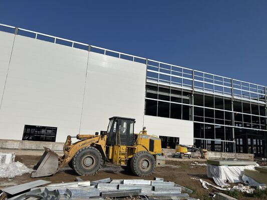 H‑beam steel‑structure building customizable clear‑span space detachable components used for processing factory storage warehouse and production workshop