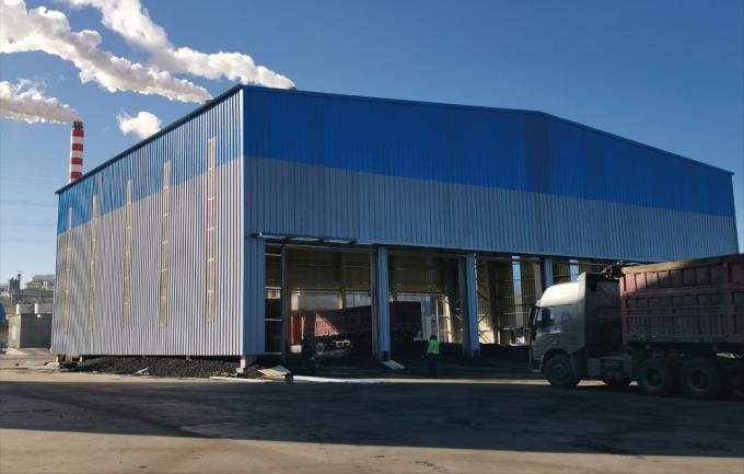 Steel structure project case 5 – industrial auxiliary building for cross-border projects